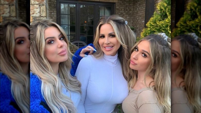 Kim Zolciak-Biermann with her daughters