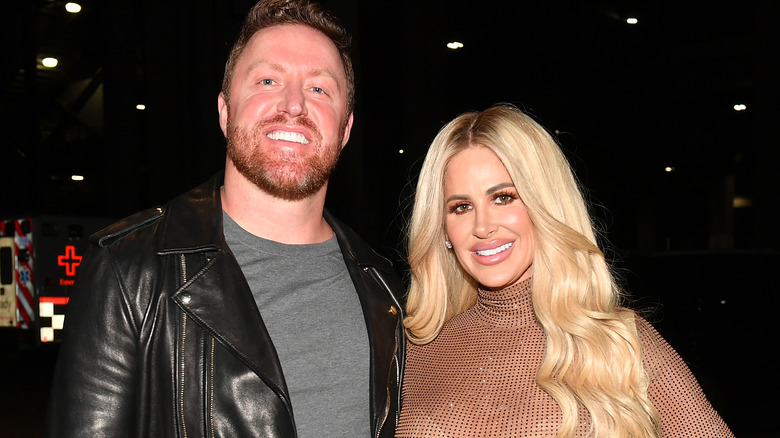 Kroy Biermann and Kim Zolciak smiling