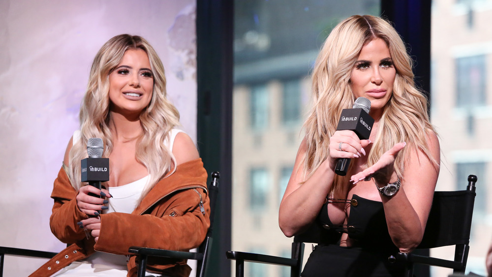 Brielle Biermann and Kim Zolciak hosting