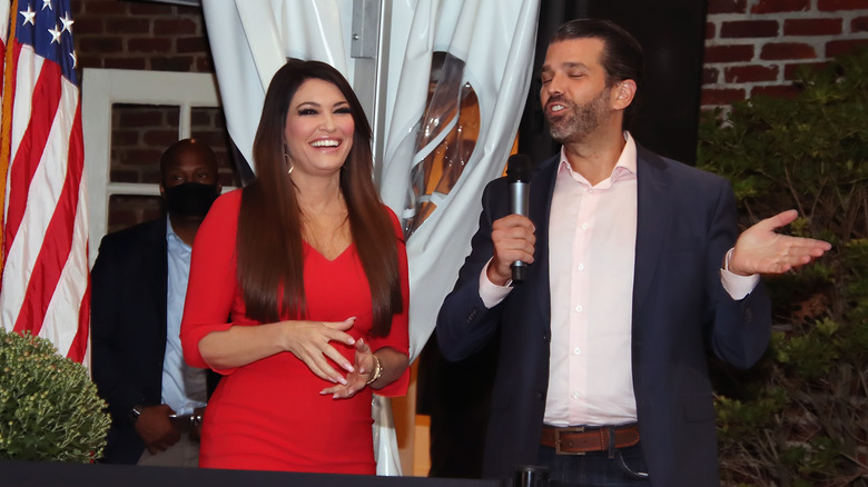 Kimberly Guilfoyle, Donald Trump Jr. speaking