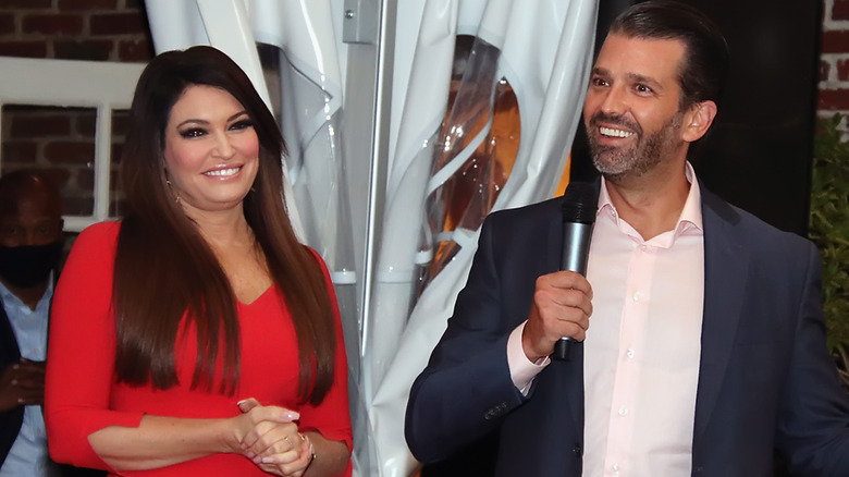 Kimberly Guilfoyle and Don Trump Jr.