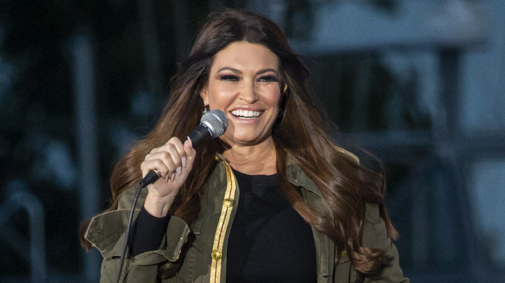 Kimberly Guilfoyle smiling and laughing