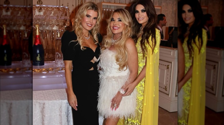 Kimberly Guilfoyle and friends at Mar-a-lago