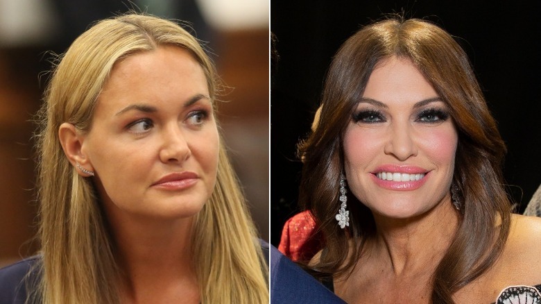 Vanessa Trump looking to the side, Kimberly Guilfoyle smiling