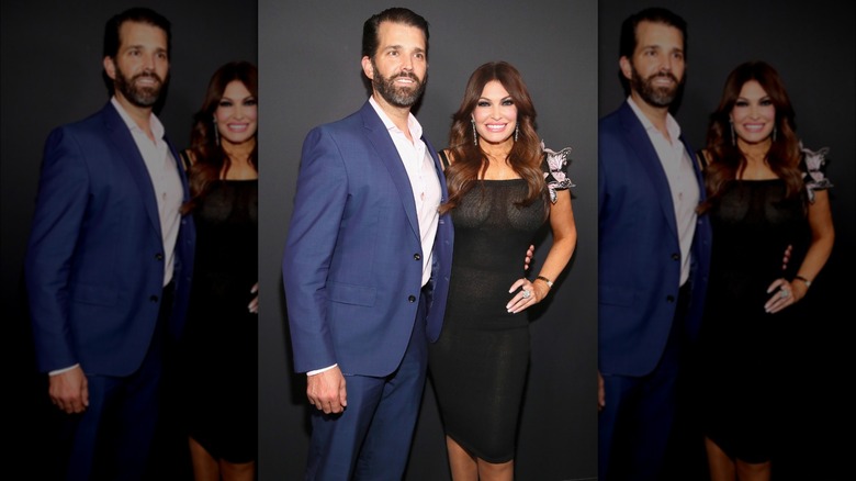 Donald Trump Jr. and Kimberly Guilfoyle posing