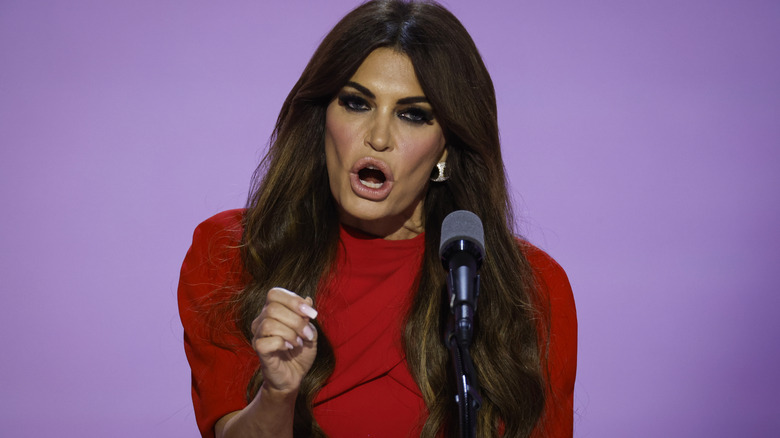 Kimberly Guilfoyle giving a speech