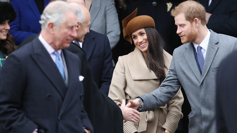 King Charles, Meghan Markle and Prince Harry