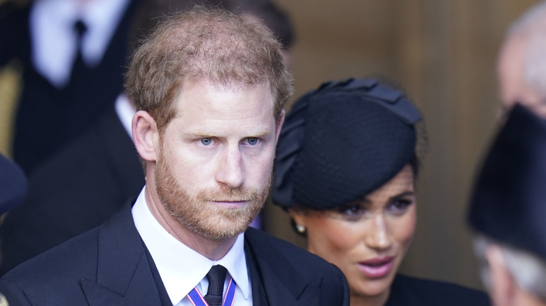 Prince Harry ginger beard Meghan Markle hat