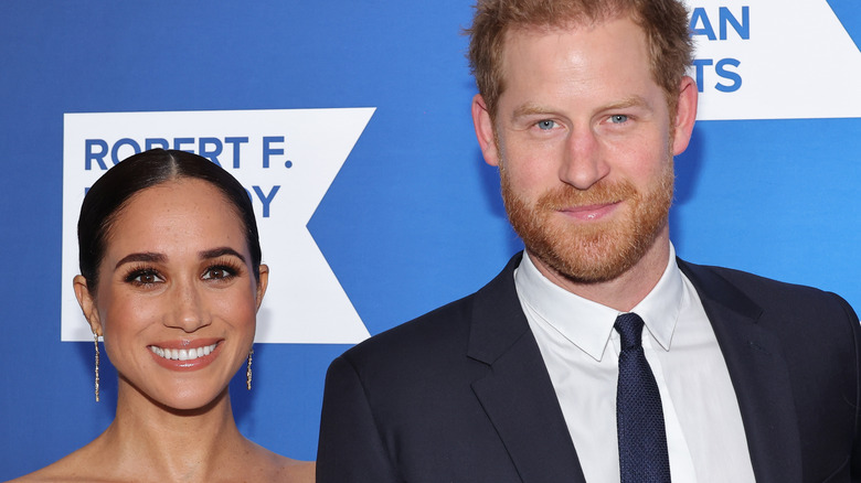 Meghan Markle and Prince Harry smiling