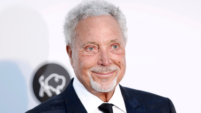 Tom Jones smiling