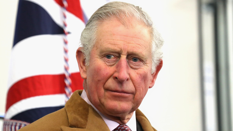 King Charles III at an event  