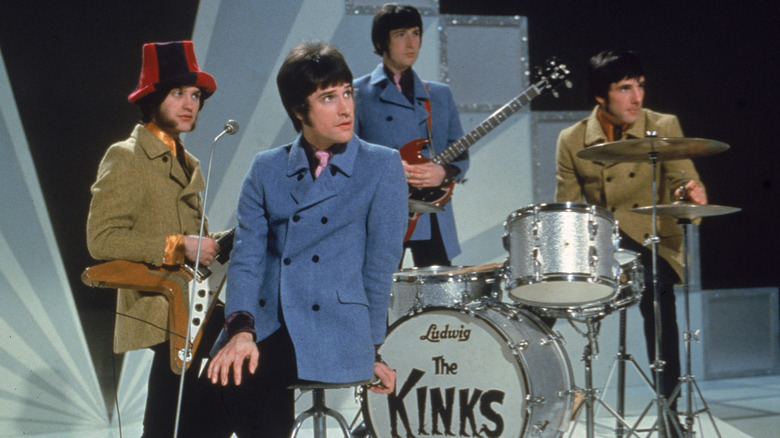 The Kinks on stage 