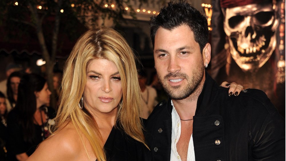 Kirstie Alley and Maksim Chmerkovskiy at the Pirates of the Caribbean: On Stranger Tides premiere in 2011