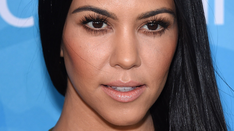 Kourtney Kardashian eyelashes