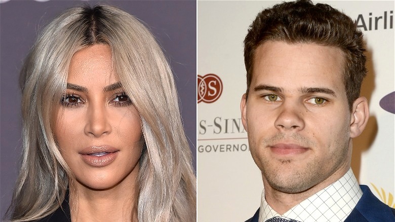 Kim Kardashian and Kris Humphries split image