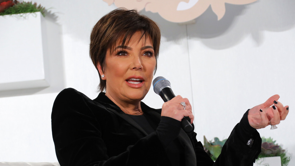 Kris Jenner speaking 