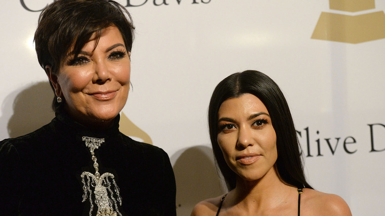 Kris Jenner and Kourtney Kardashian on the red carpet