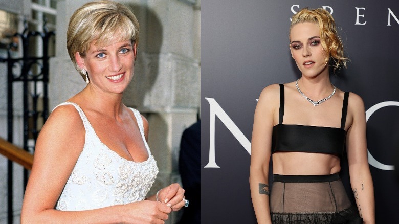 Princess Diana and Kristen Stewart