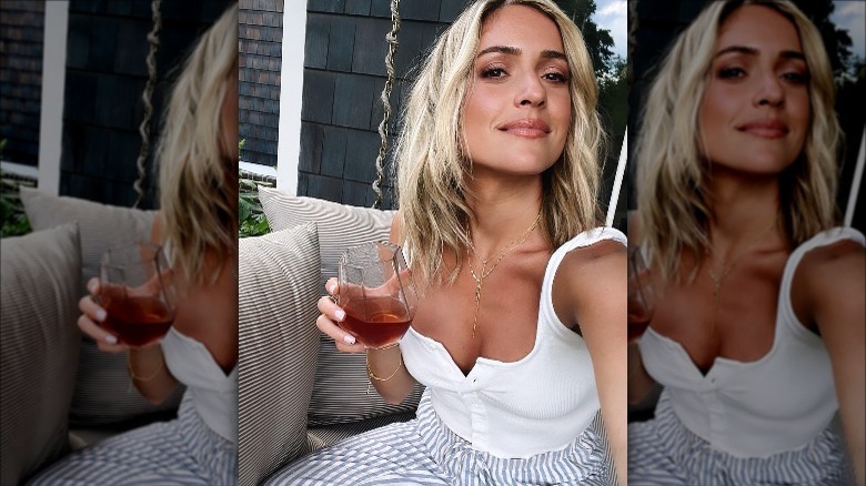 Kristin Cavallari holding a beverage