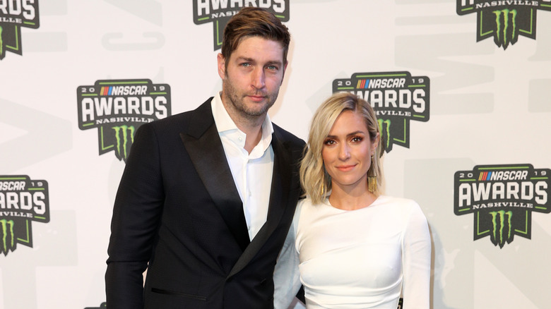 Kristin Cavallari and Jay Cutler pose 