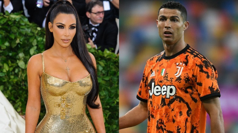 Kim Kardashian and Cristiano Ronaldo