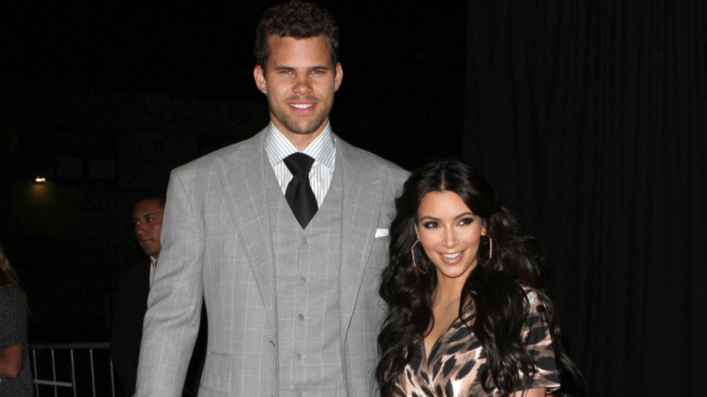 Kris Humphries and Kim Kardashian. Kardashian Kollection Launch Party Held at The Colony.