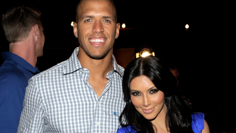 Miles Austin and Kim Kardashian attend professional tennis player Serena Williams' Pre-ESPYs House Party