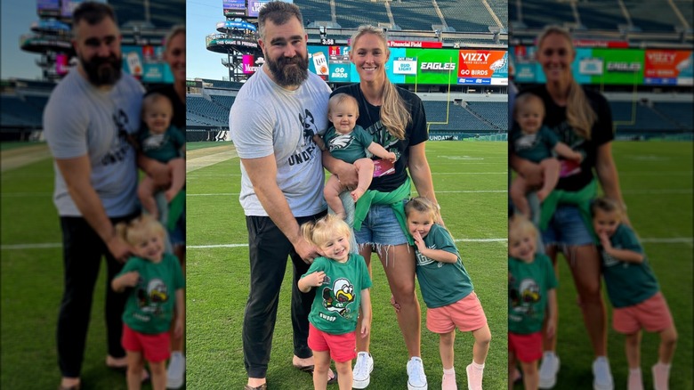 Jason Kylie Kelce three daughters