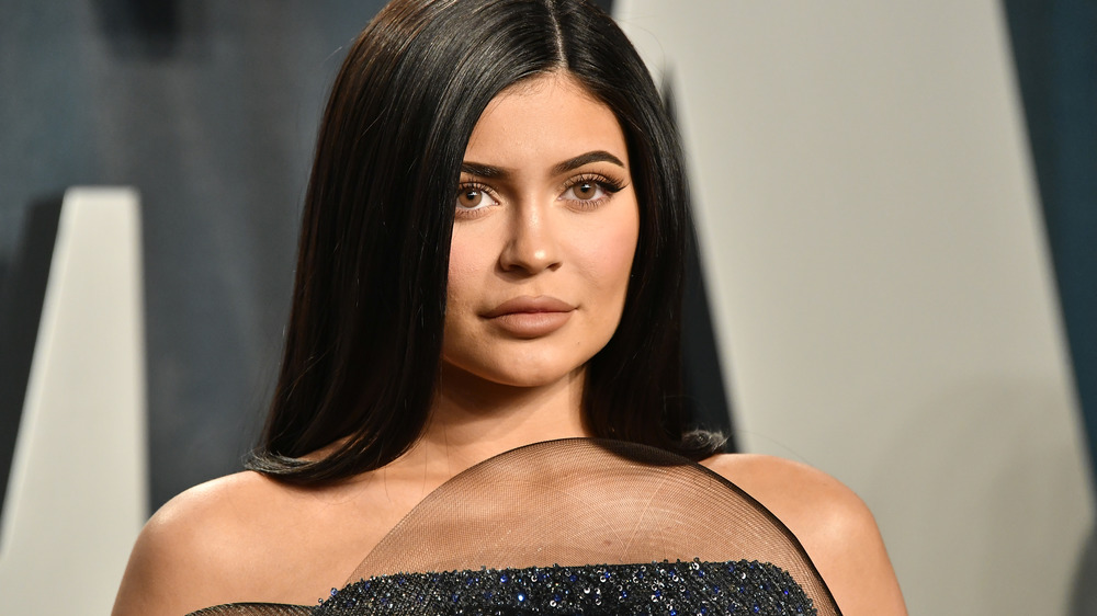 Kylie Jenner appears at the 2020 Vanity Fair Oscar party