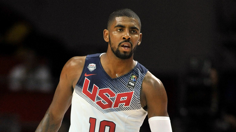 Kyrie Irving playing basketball