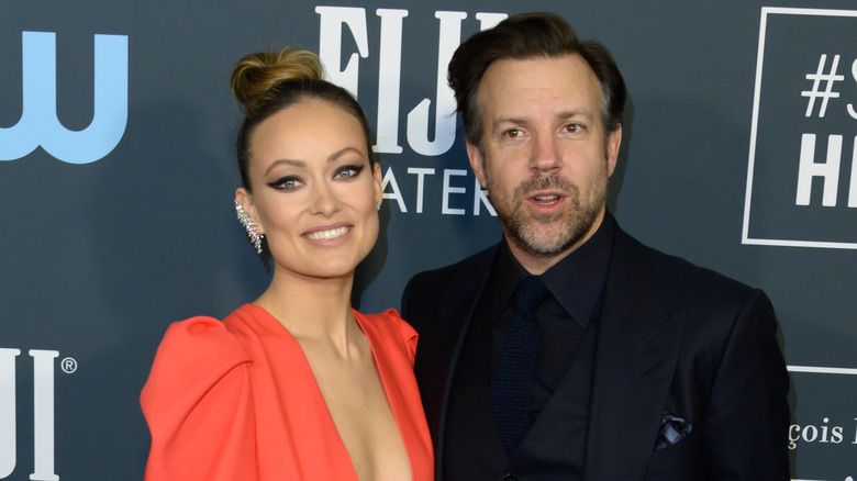 Olivia Wilde and Jason Sudeikis on the red carpet