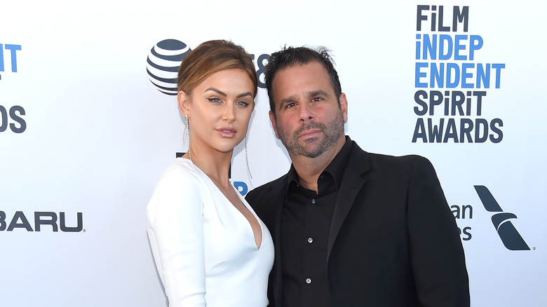 Lala Kent and Randall emmett pose on red carpet