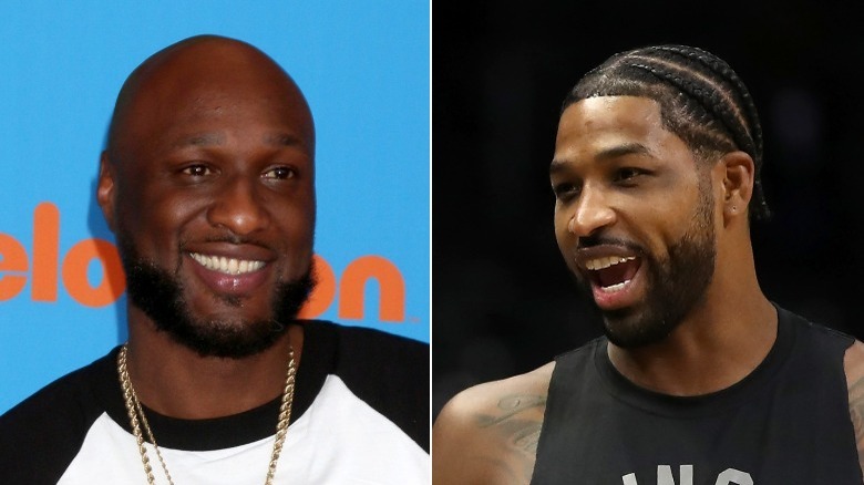 Lamar Odom and Tristan Thompson