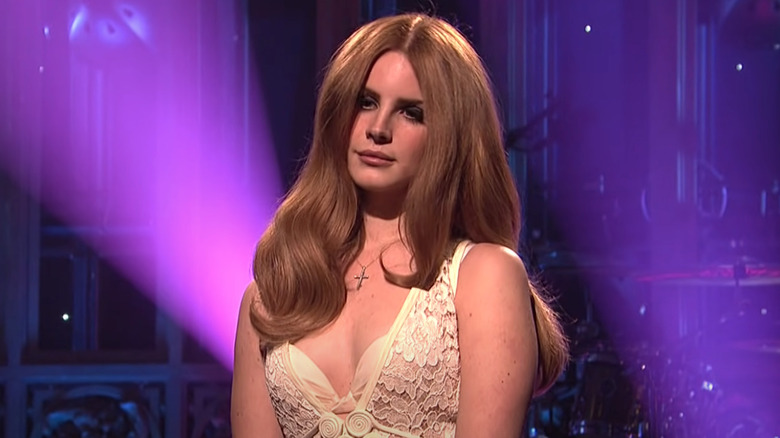 Lana Del Rey performing on SNL in 2012