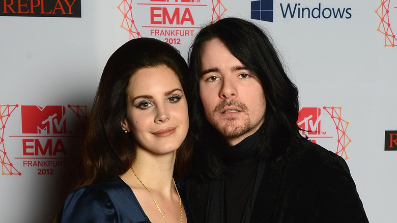 Lana Del Rey poses with Barrie-James O'Neill