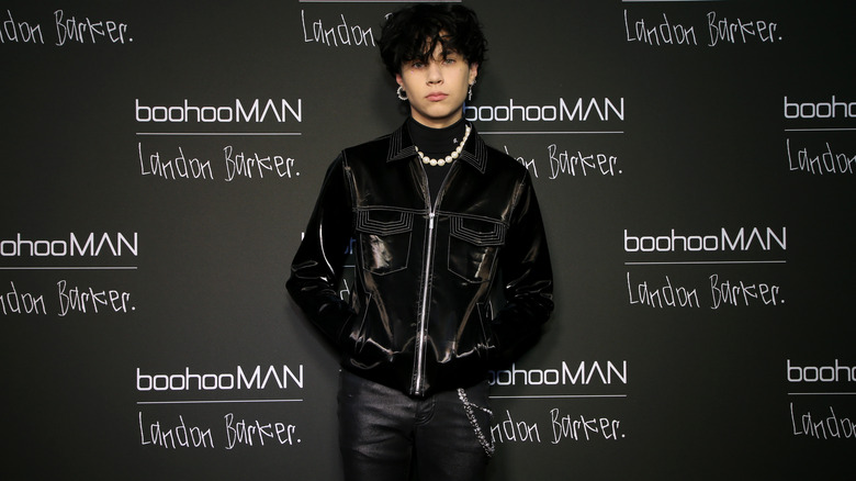 Landon Barker at the boohooMAN launch party 2022