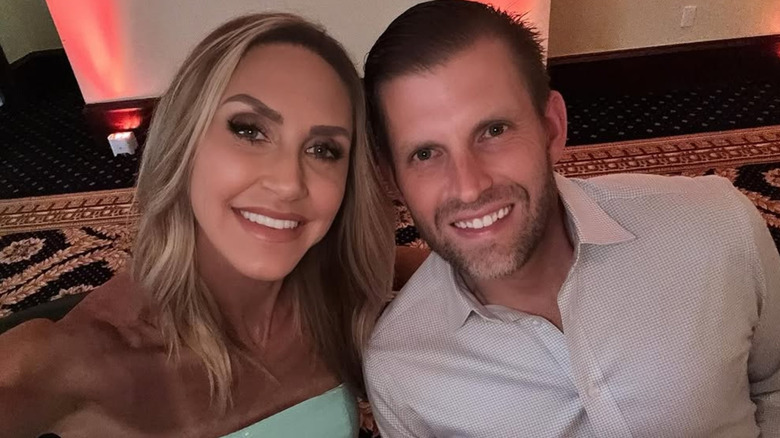 Lara Trump and Eric Trump taking a selfie