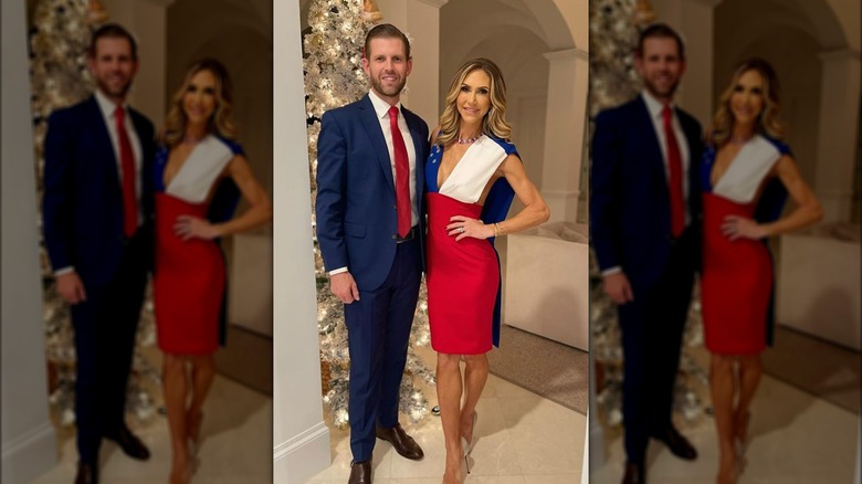 The Trumps in patriotic attire