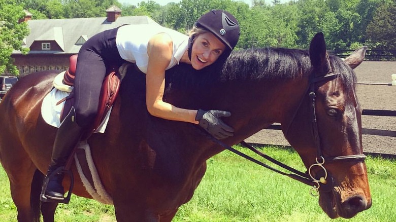 Lara Trump on horse