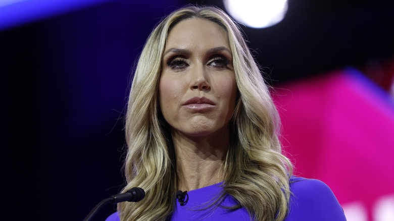 Lara Trump with neutral expression
