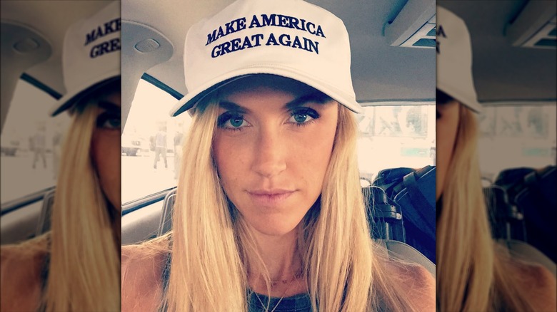 Lara Trump wearing MAGA hat