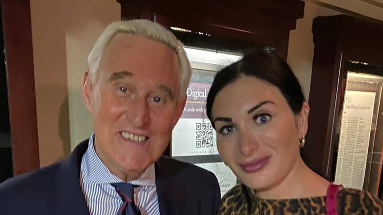 Laura Loomer with Roger Stone