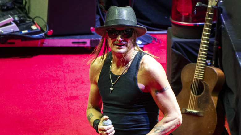 Kid Rock performing on stage