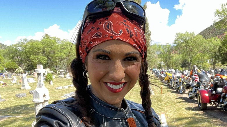 Lauren Boebert wearing red bandana