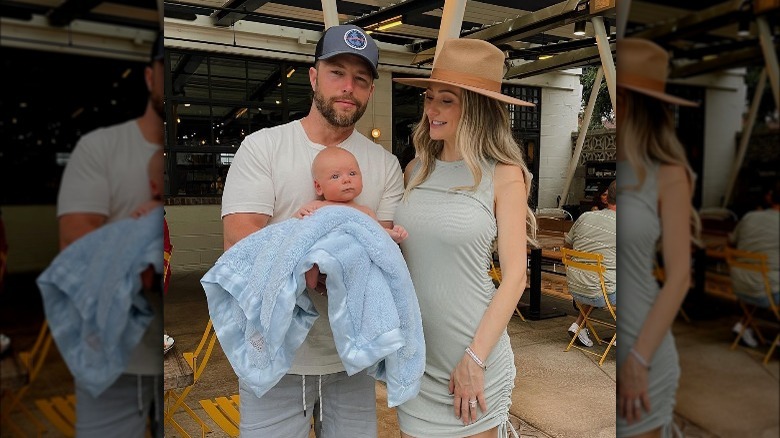 Chris Lane, Lauren (Bushnell) Lane and their son