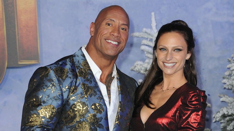 Dwayne Johnson and Lauren Hashian