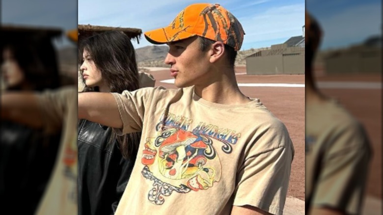 Nikko Gonzalez and his half-sister at a shooting range.