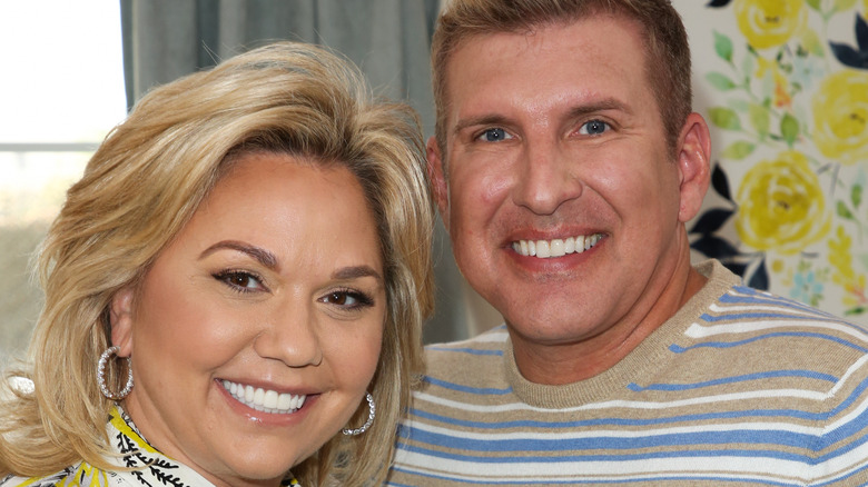 Julie Chrisley and Todd Chrisley smiling