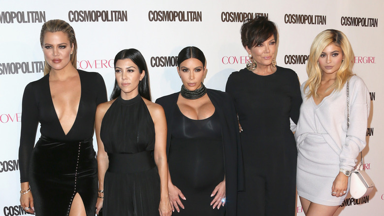 Kardashians posing