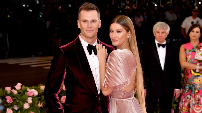 Tom Brady and Gisele Bündchen smiling